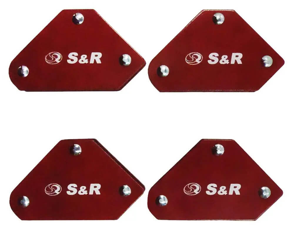 S&R Магнітний тримач 34 кг кутовий 45˚,90˚,135˚ для зварювання