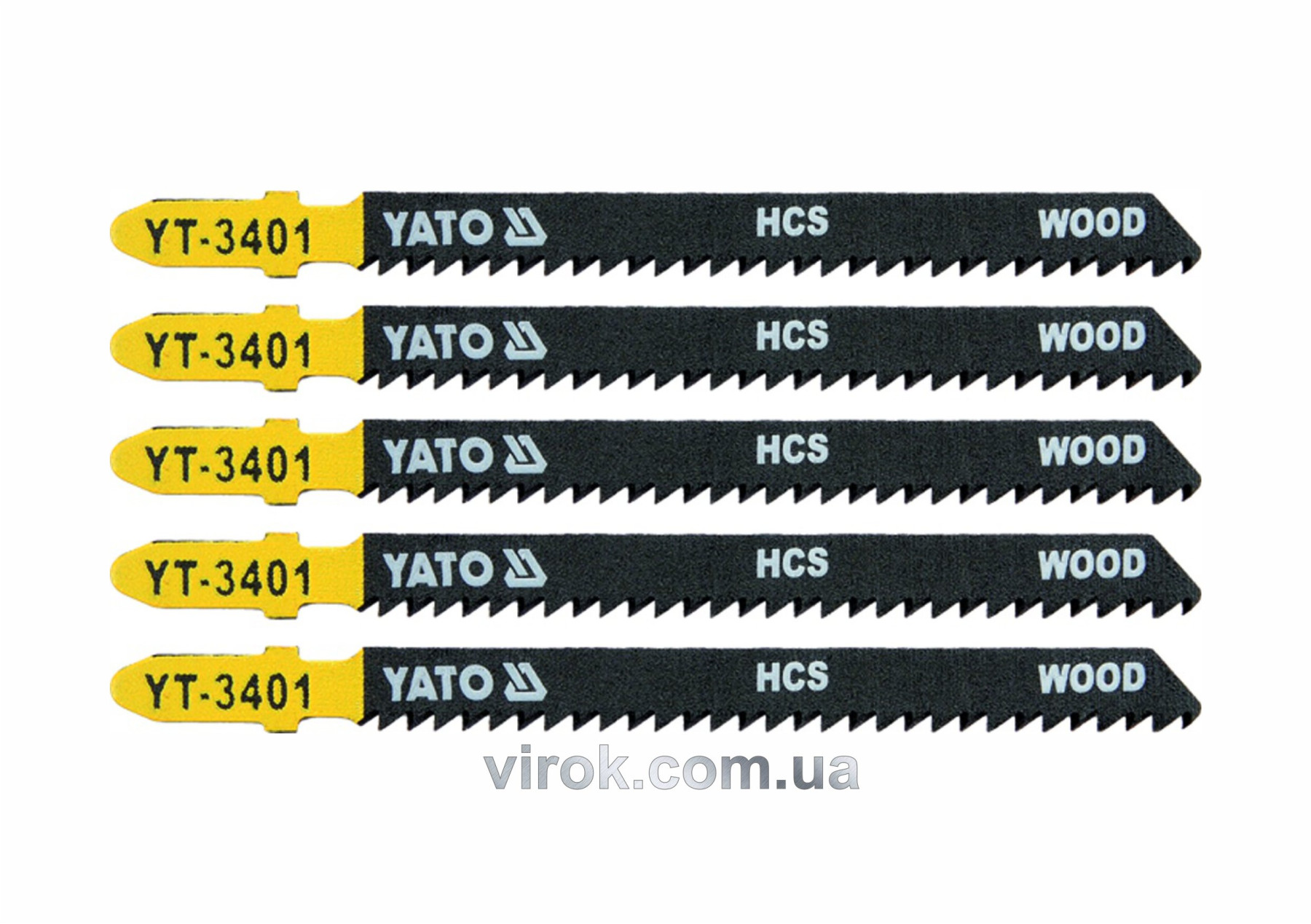 Полотно для лобзика Yato 10TPI (5шт) Поштучно