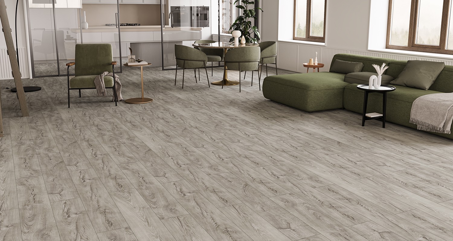 002 STEPCLICK River 4V WR Tigris Oak 8мм 32 клас (1.899м2/уп 8 шт) 197*1205