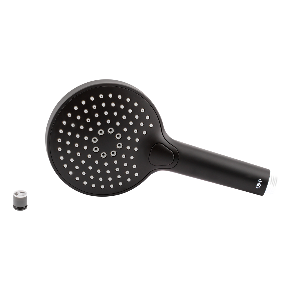 Лійка для душу Rucni, d120 мм, Matt Black округла QTRUCA120O3KBB Qtap — фото 2