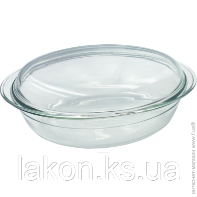 Форма для випікання овальна з кришкою VITTORA 4л 33*20*13см — фото 2