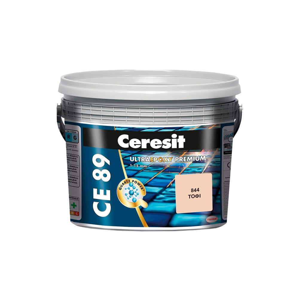 Затирка для плитки Ceresit CE 89 Ultraepoxy Premium 2,5 кг №844 Тоффі