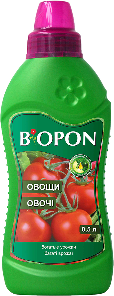 Добриво рідке BIOPON для овочів 0.5 л