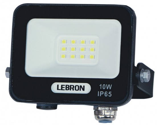 LED прожектор Lebron LF 10W. 6500K. 1000Lm — фото 3