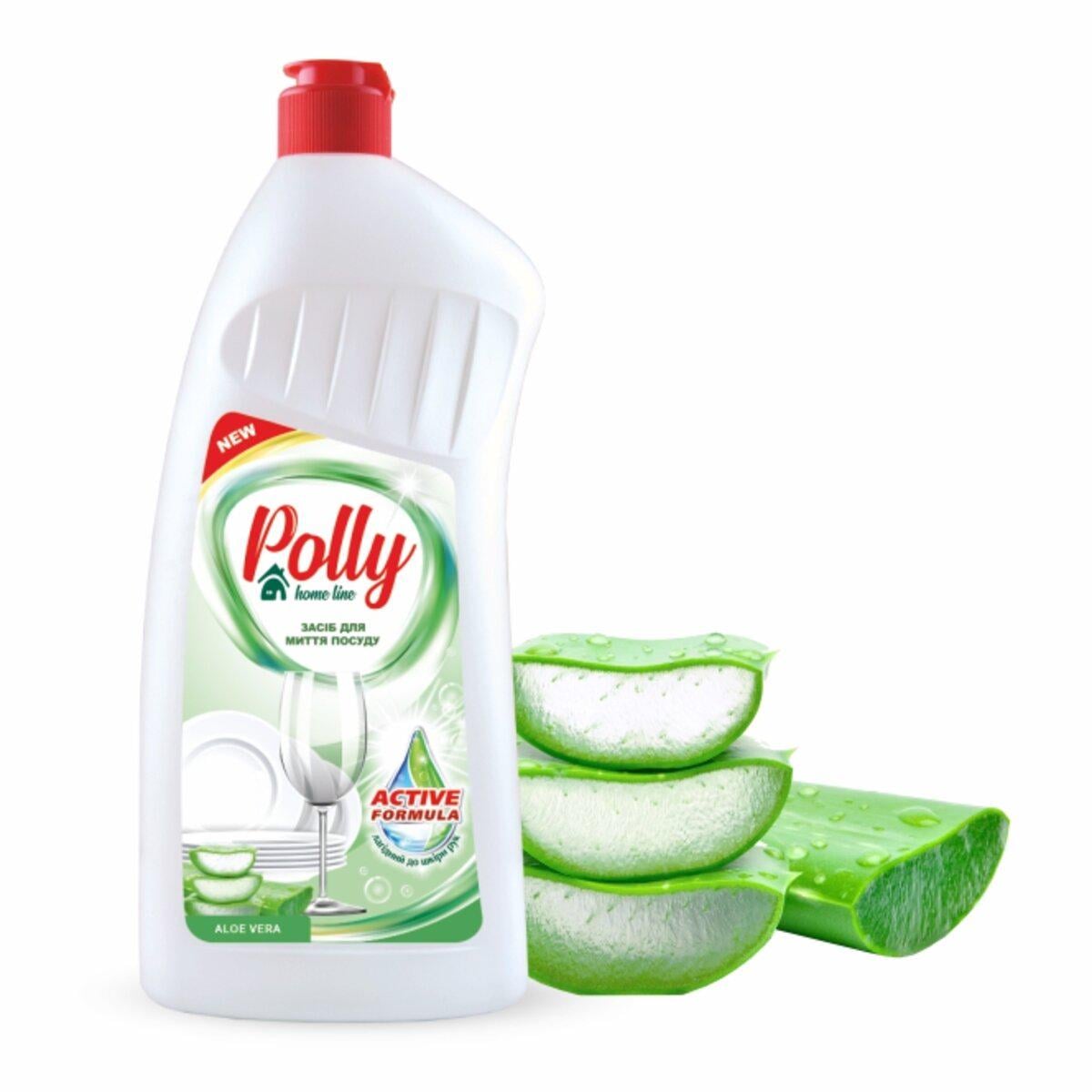 Polly Засіб д/миття посуду Алоє 1л