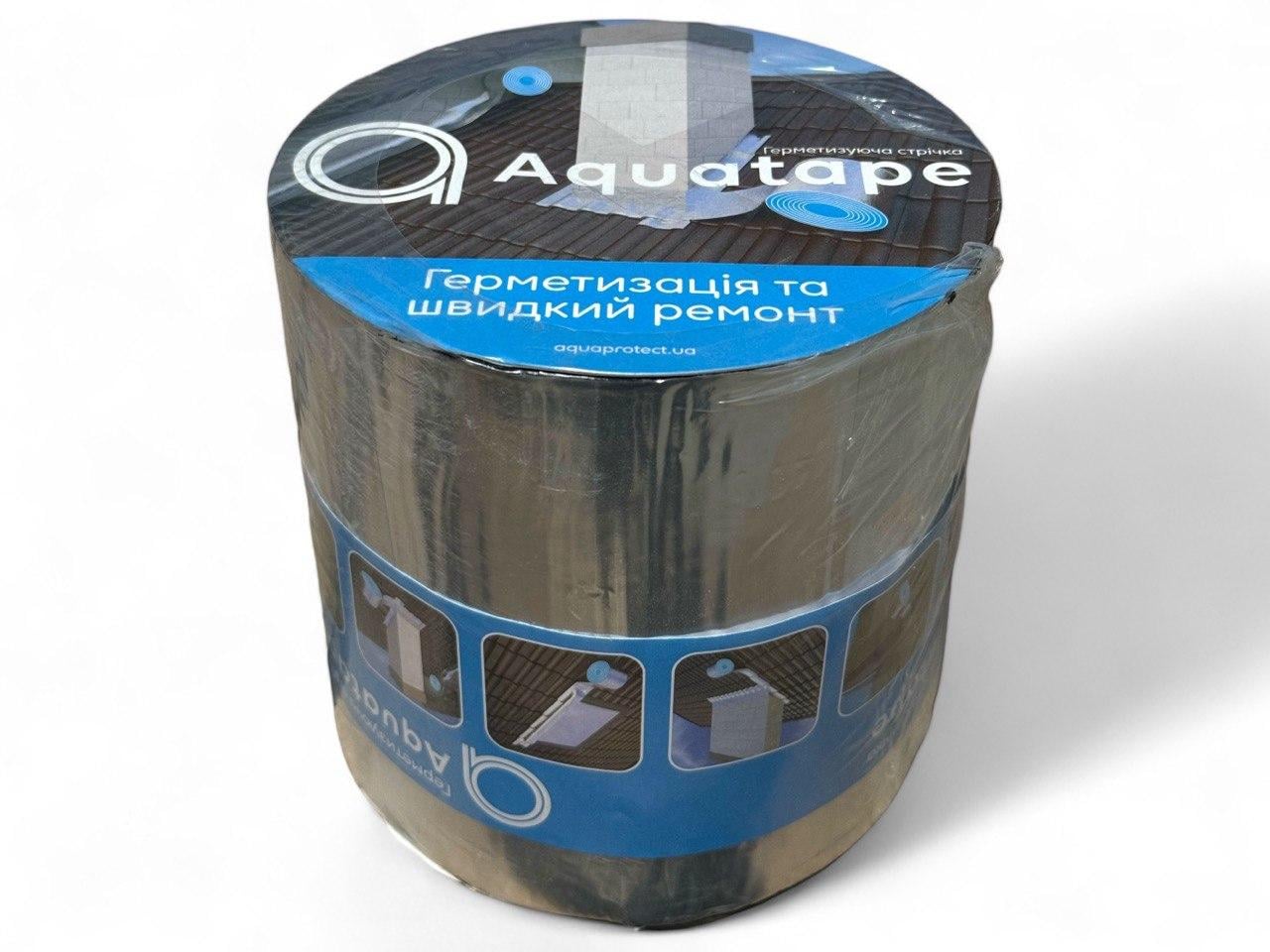 Стрічка самоклеюча герметизуюча Aquatape коричнева 15см*3,00м