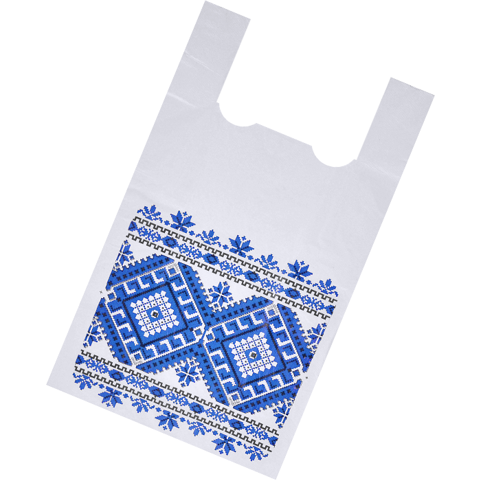 Пакет "Майка" 30x50, Вишиванка, ЕКО