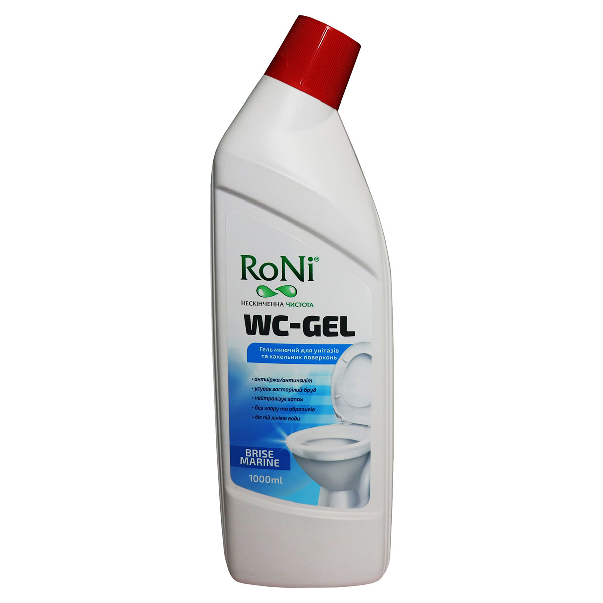 RoNi гель д/миття уніт, кахелю 1л Бриз Синій