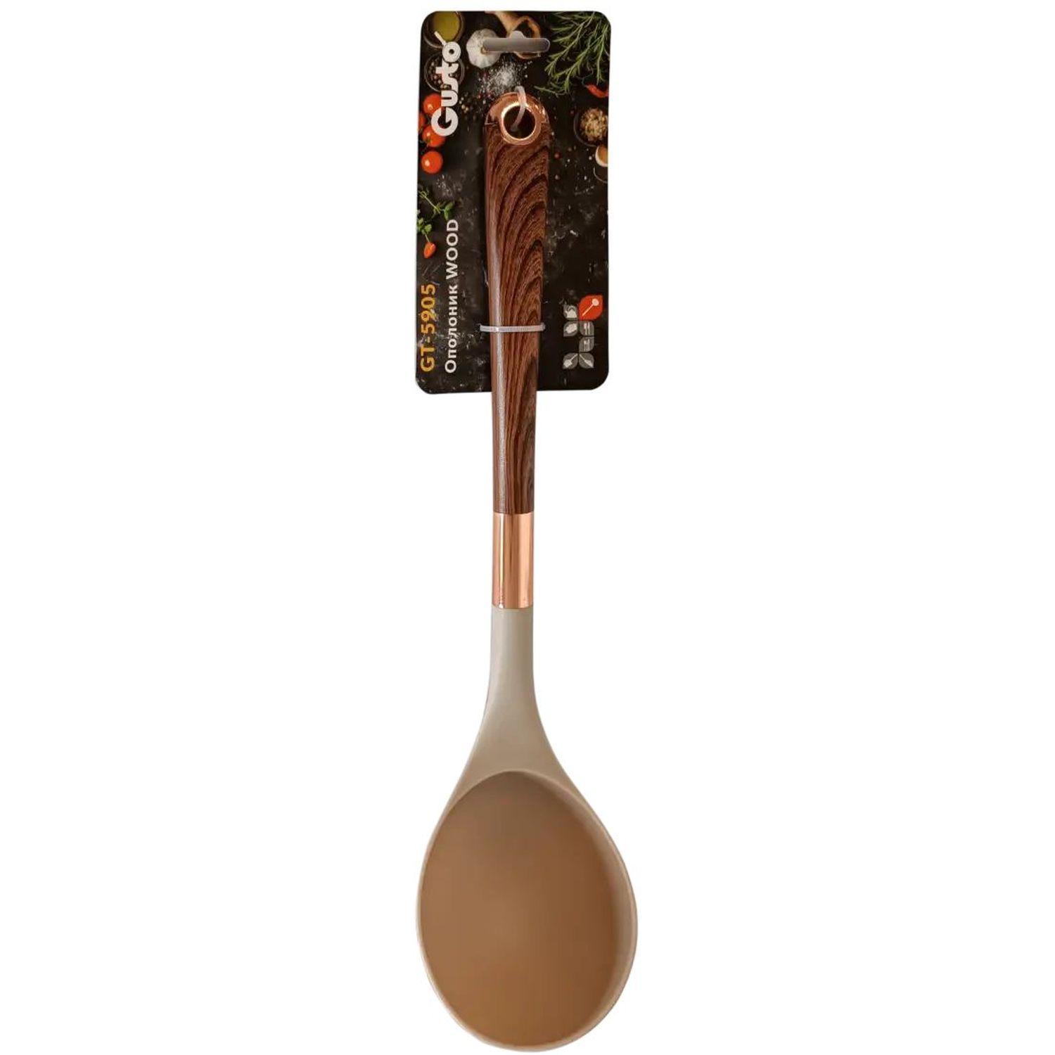 Ложка GUSTO Wood кухарська нейлон