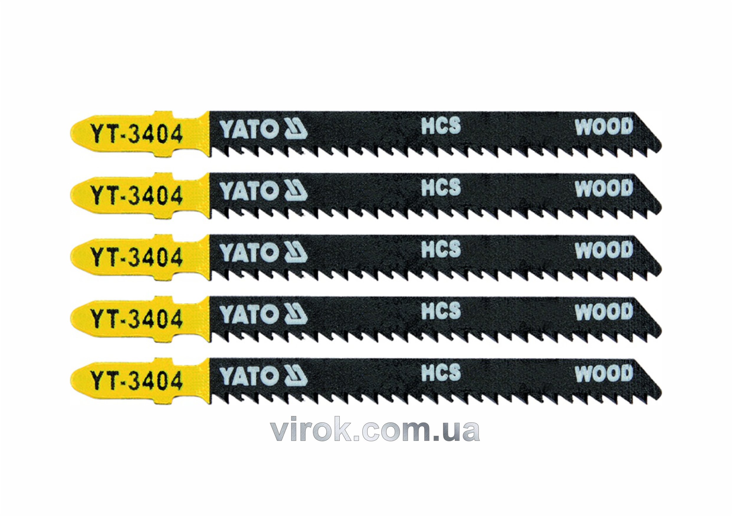 Полотно для електролобзика(дерево) YATO, l=100мм, 10TPI ПОШТУЧНО