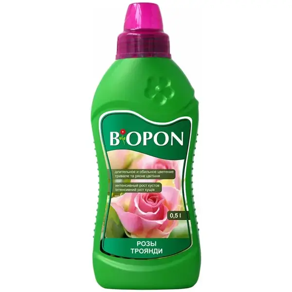 Добриво рідке BIOPON для троянд 0.5 л — фото 4