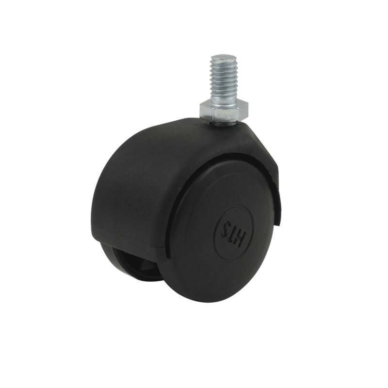 Ролик пластиковий HTS 405 з гвинтом М8, Ø 40мм, max 20кг, чорний