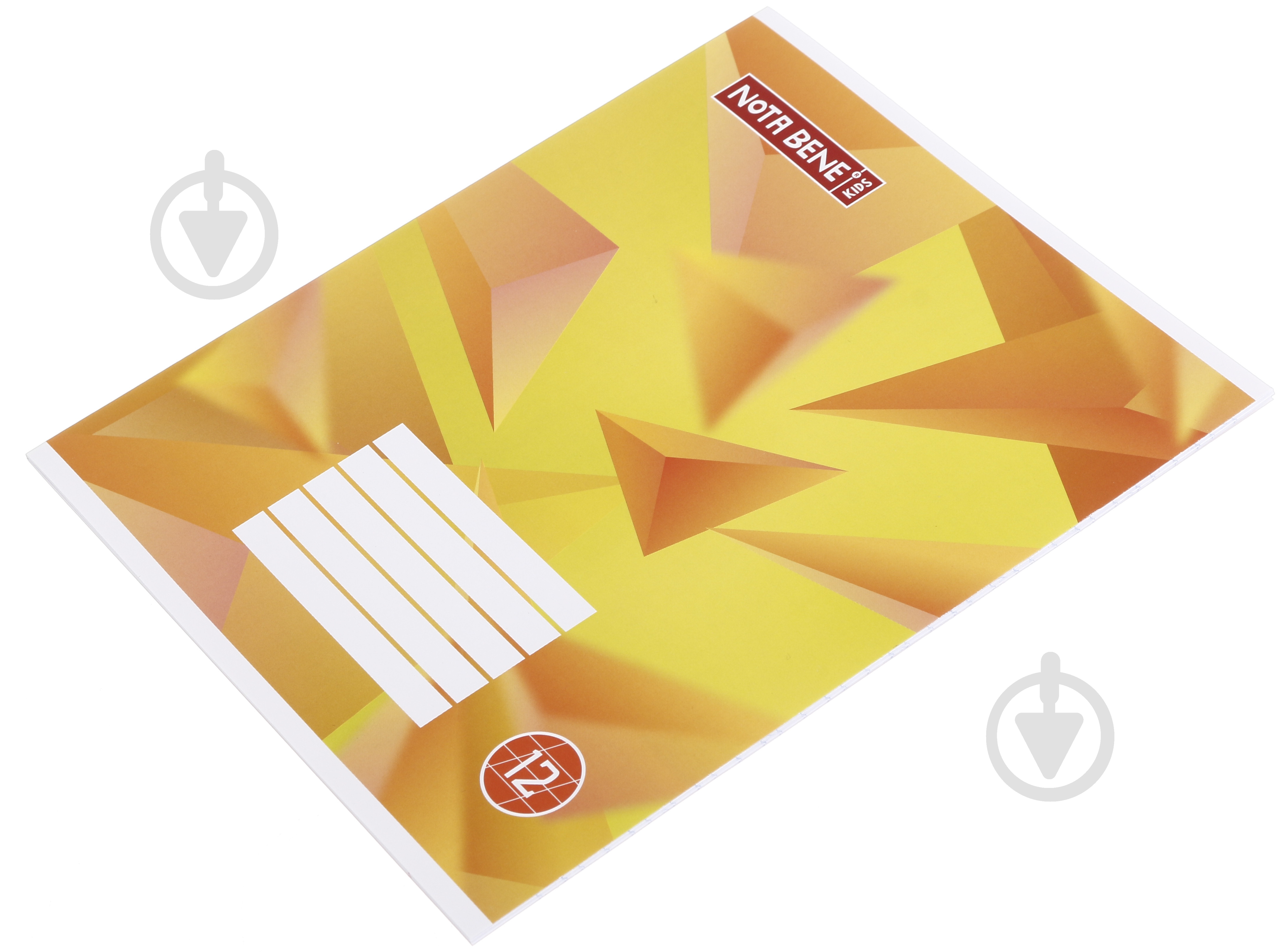 Зошит 12 арк фон коса лінія — фото 2