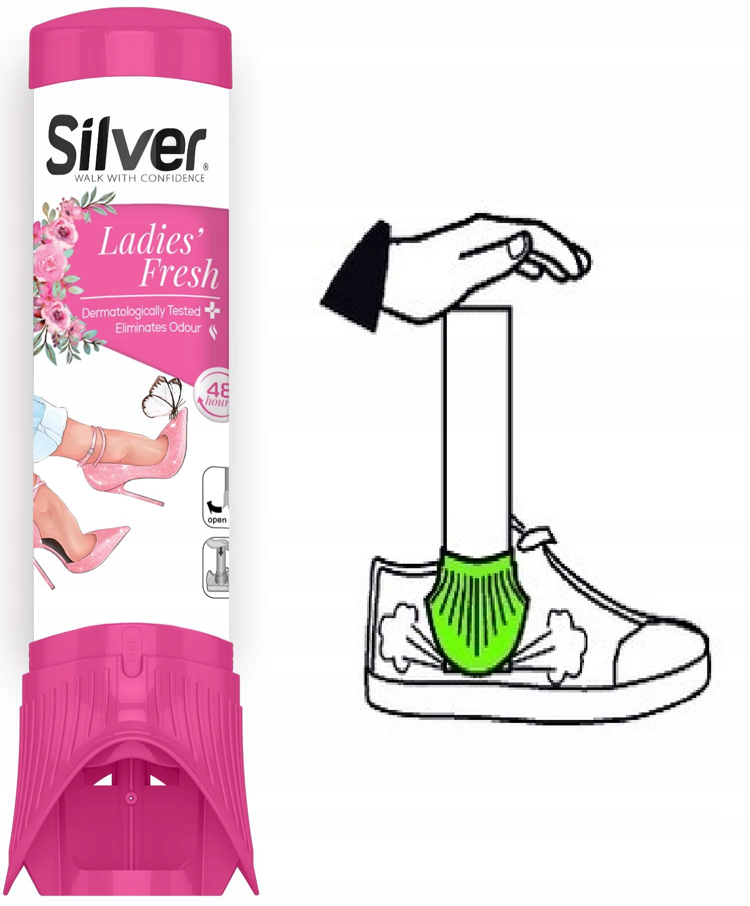 Сільвер Дезодорант д/взуття Silver Ladies Fresh, 100 мл