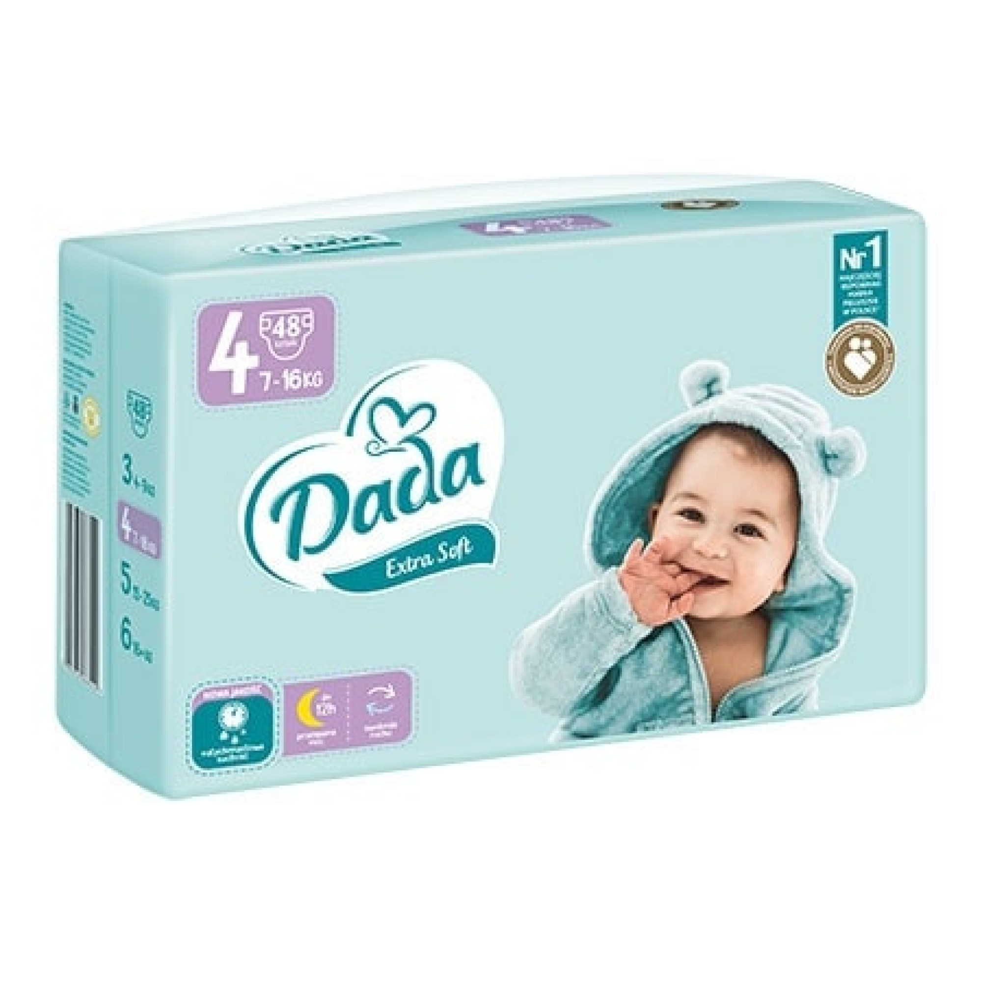 ДАДА памперс 4 Extra Soft (7-16кг)