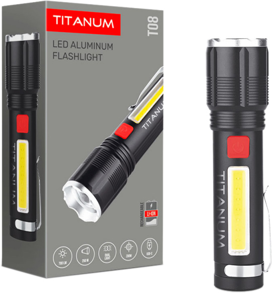 Ліхтарик світлодіодний портативний Titanum TLF-T08 700Lm