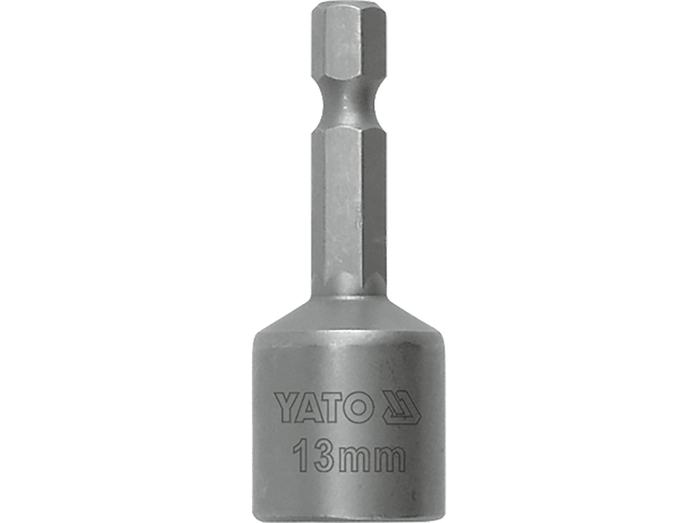 Насадка торцева магнітна 6-гранна YATO : HEX M7 x 48 мм, HEX Ø= 1/4"