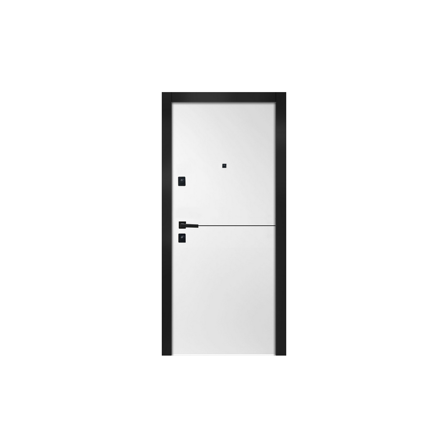 Hygge Apart 86 R MIRROR чорн.мат/білий супермат з дзеркаллом