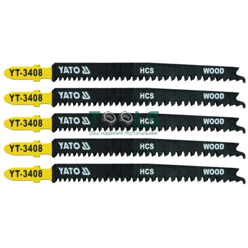 Полотно для лобзика Yato 13TPI (5шт) Поштучно