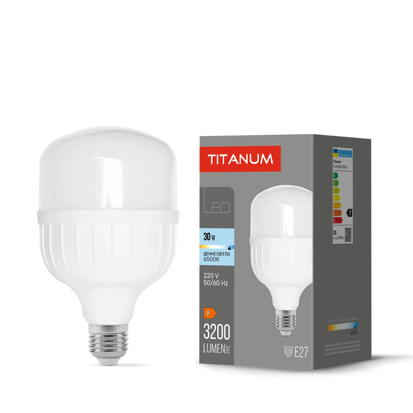 Світодіодна лампа Biom А-100 Е27 30W 6500K