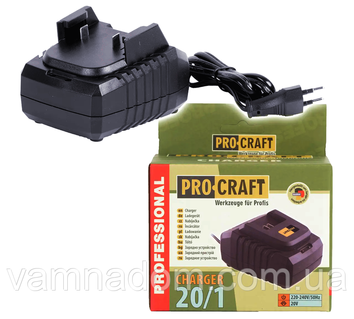 Зарядний пристрій Stromo/Procraft 21/1 20/1 (штекер без упаковки)