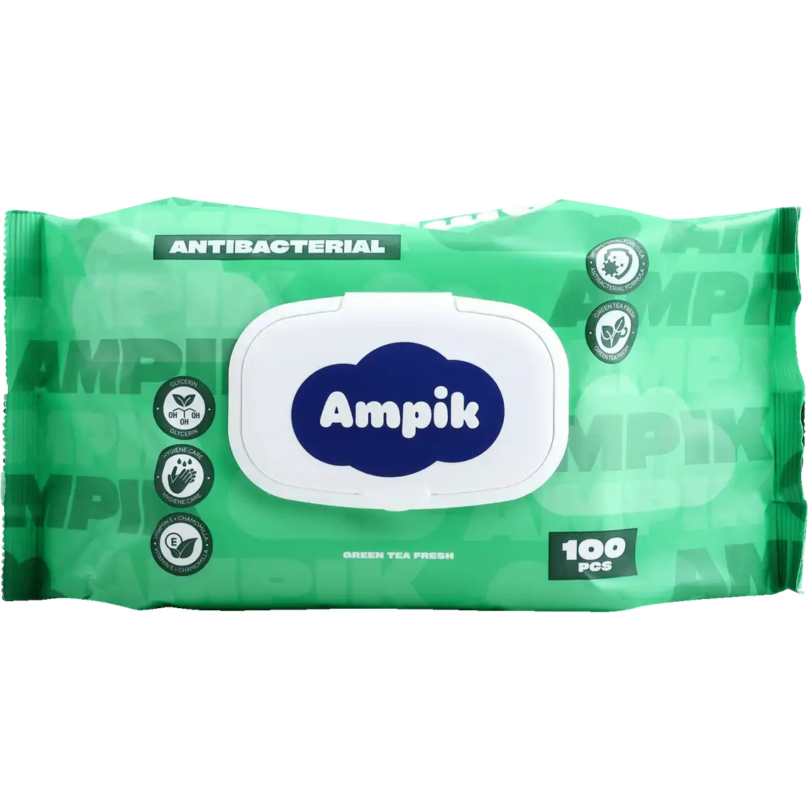 Вологі серветки Ampik Light дитячі 100 шт