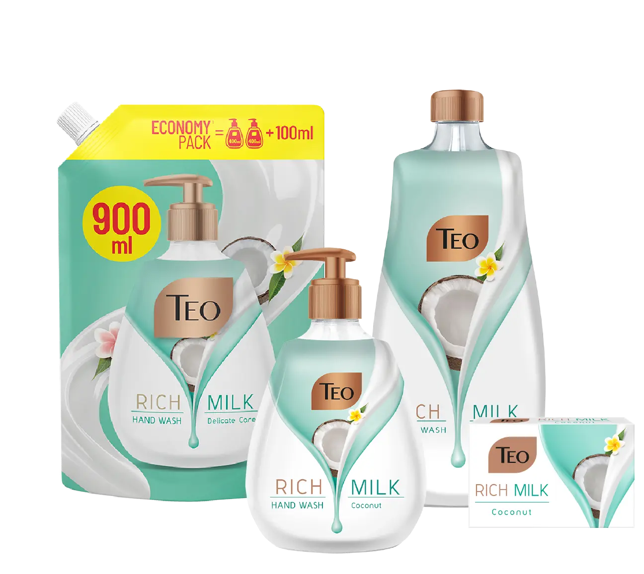ТЕО Milk Rich Мило тверде Coconut 90гр