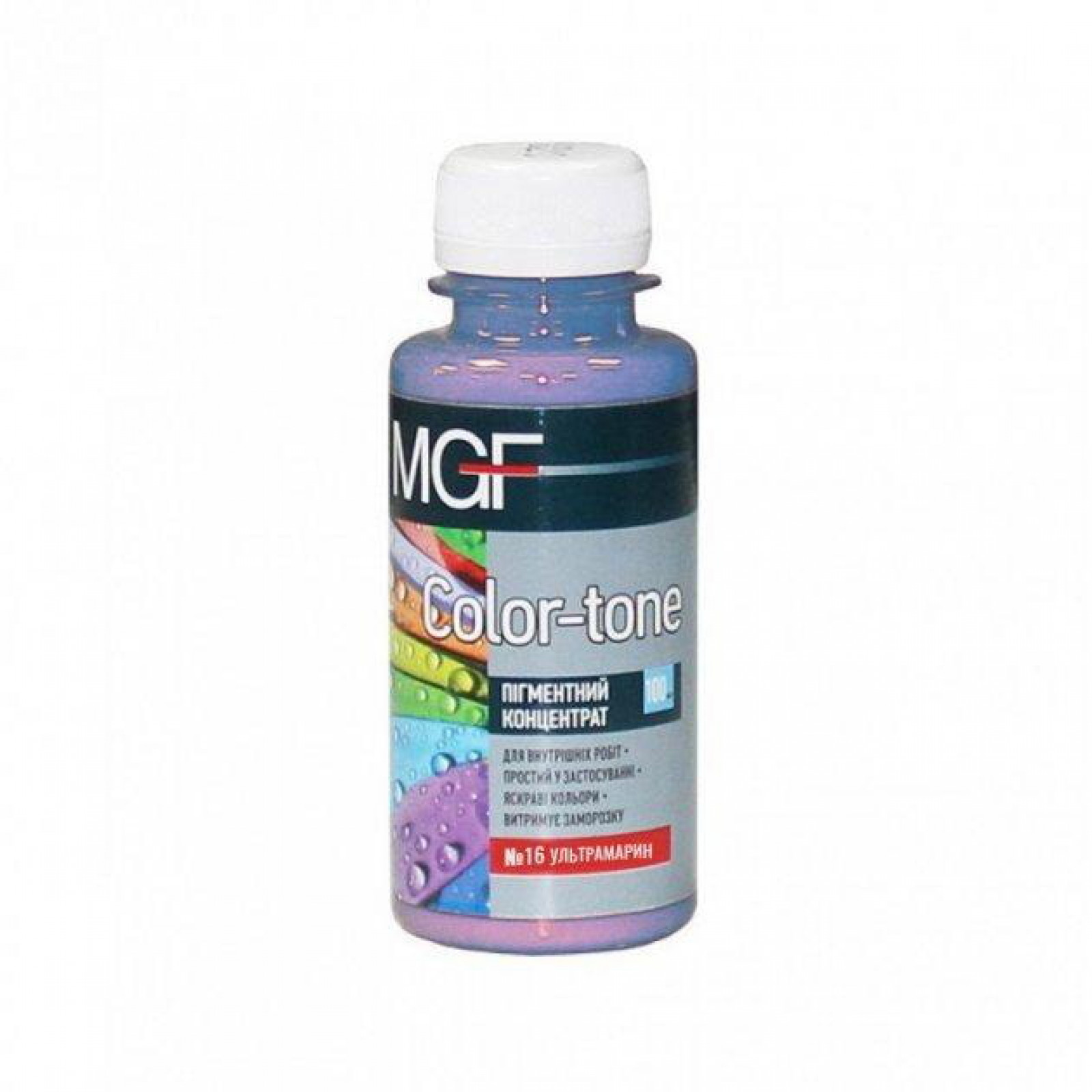 Пігмент концентрат Color-Tone 100 мл №16 ультрамарин (фасадн)