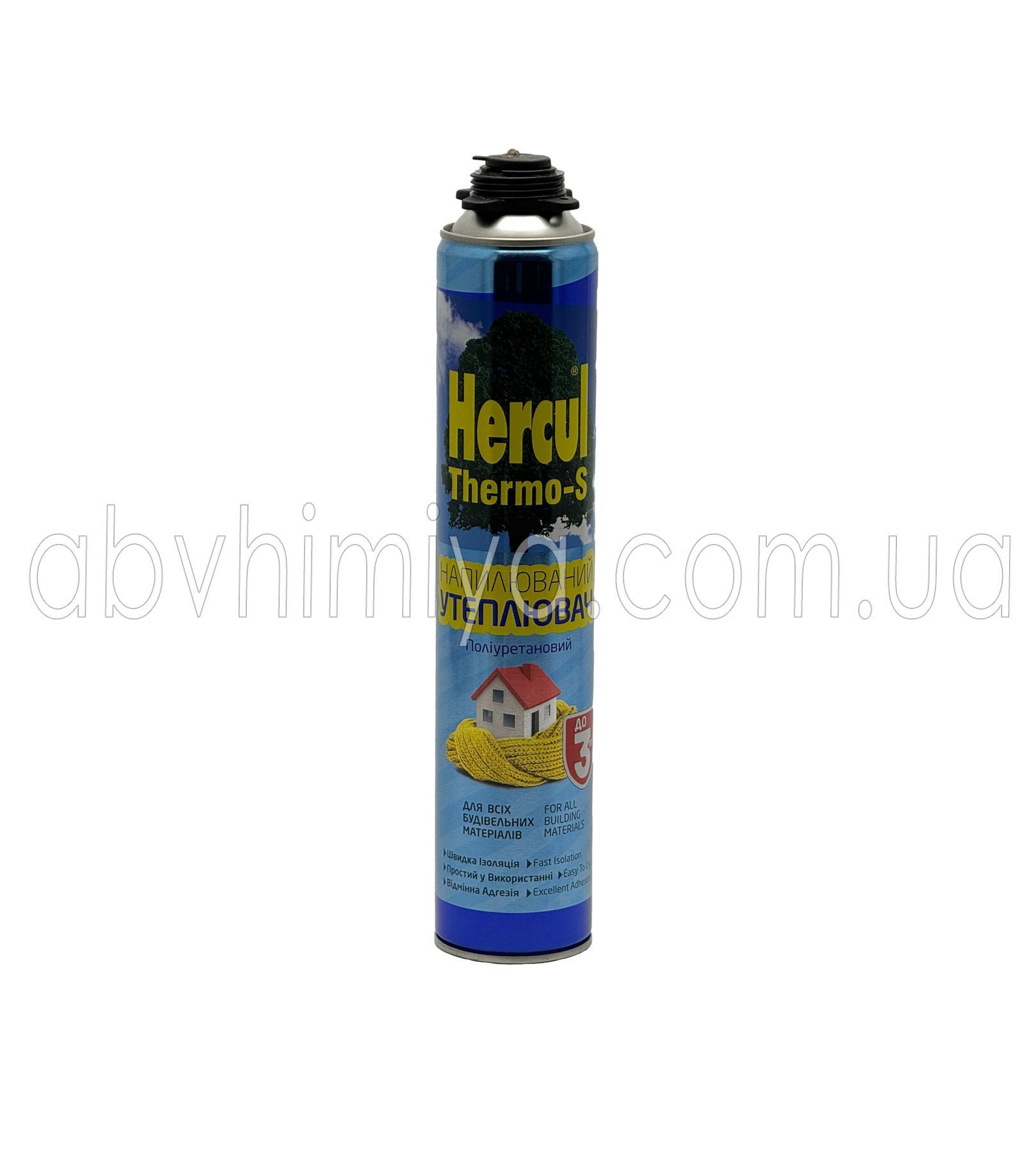 Утеплювач поліуретановий напилюваний Hercul Termo 850мл