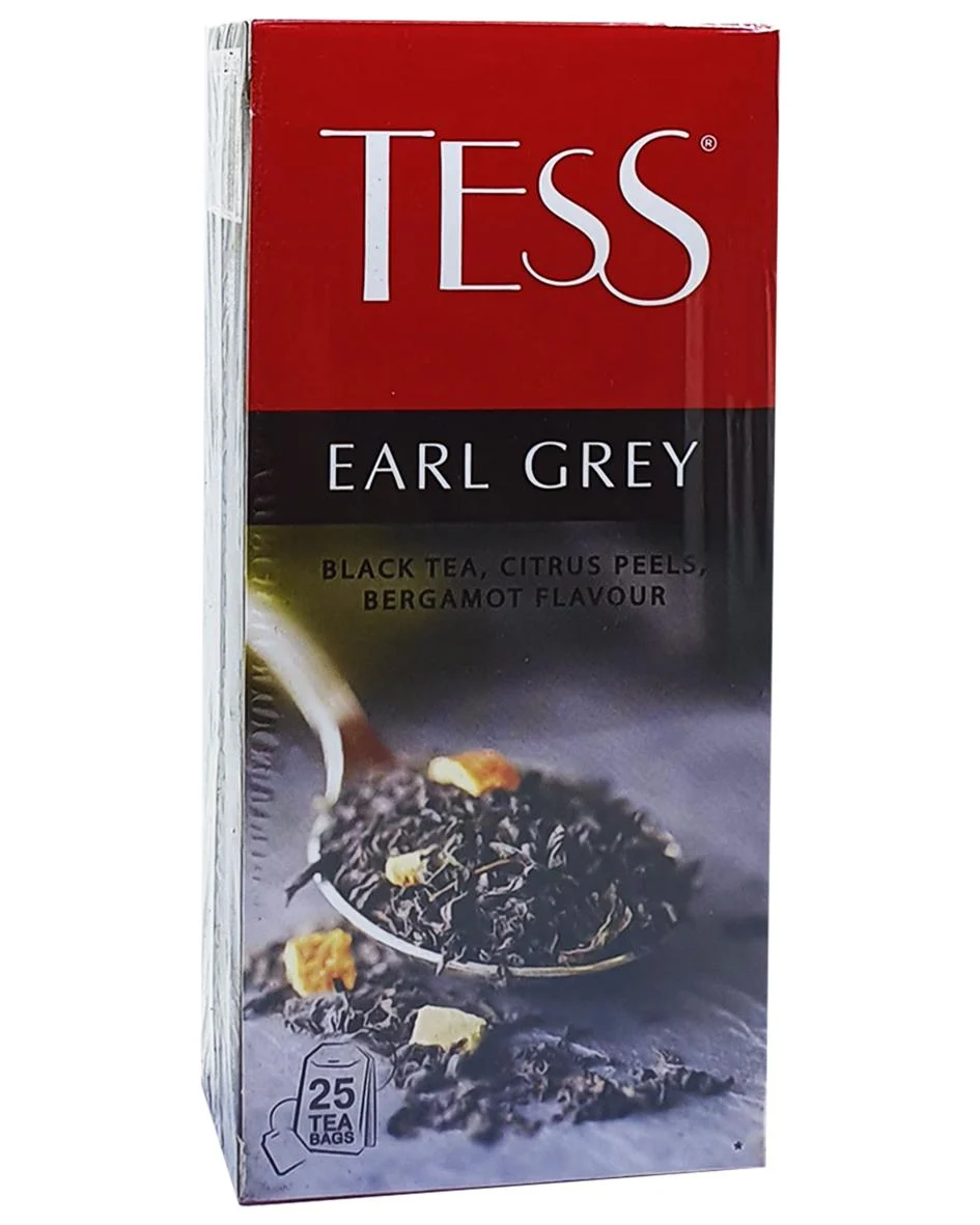 Чай Tess Earl Grey, 25 пак