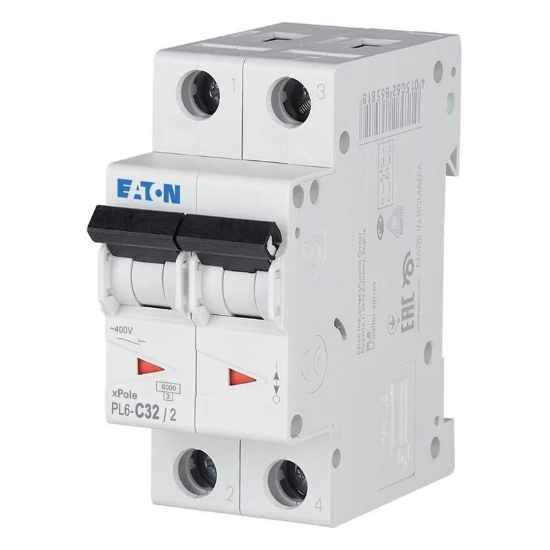 Вимикач автоматичний EATON HL-C32/2 2п 32А 6шт/уп