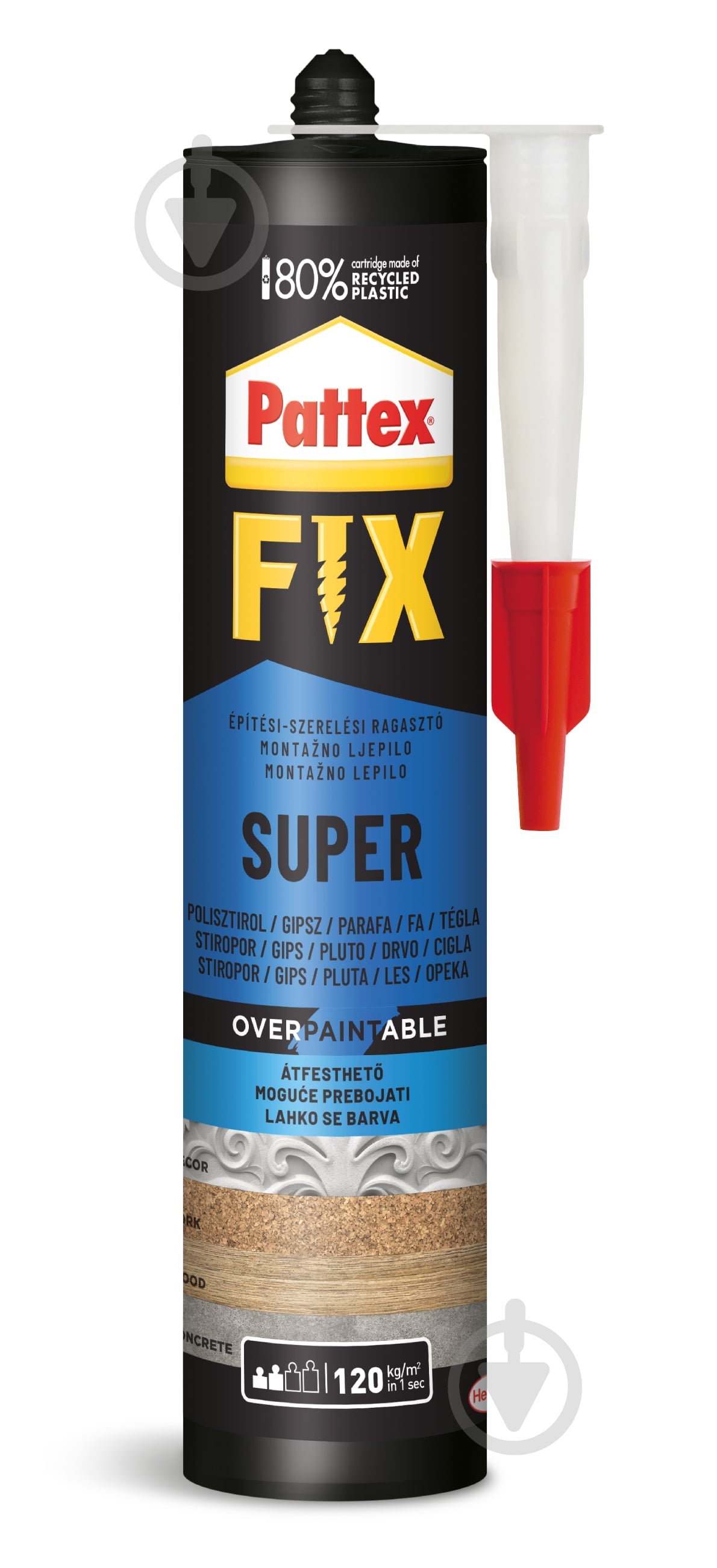 Рідкі цвяхи PATTEX Fix Super клей монтажний 400г