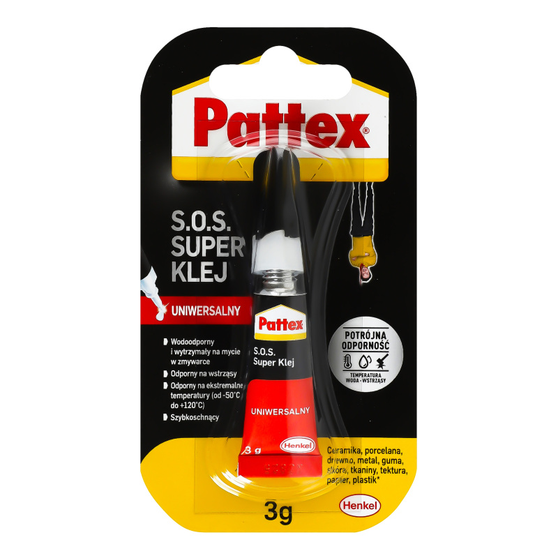 Супер клей PATTEX 3г 