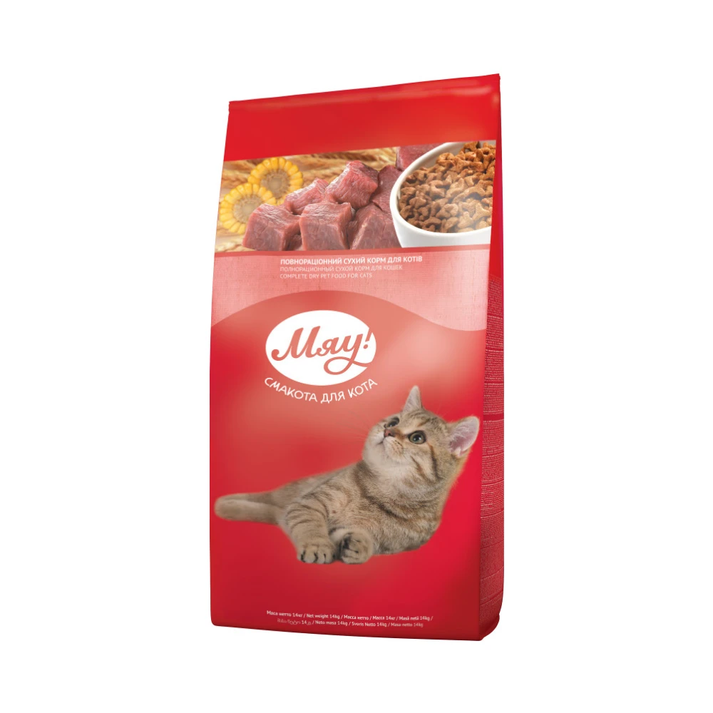 Корм для котів Мяу, 1 кг