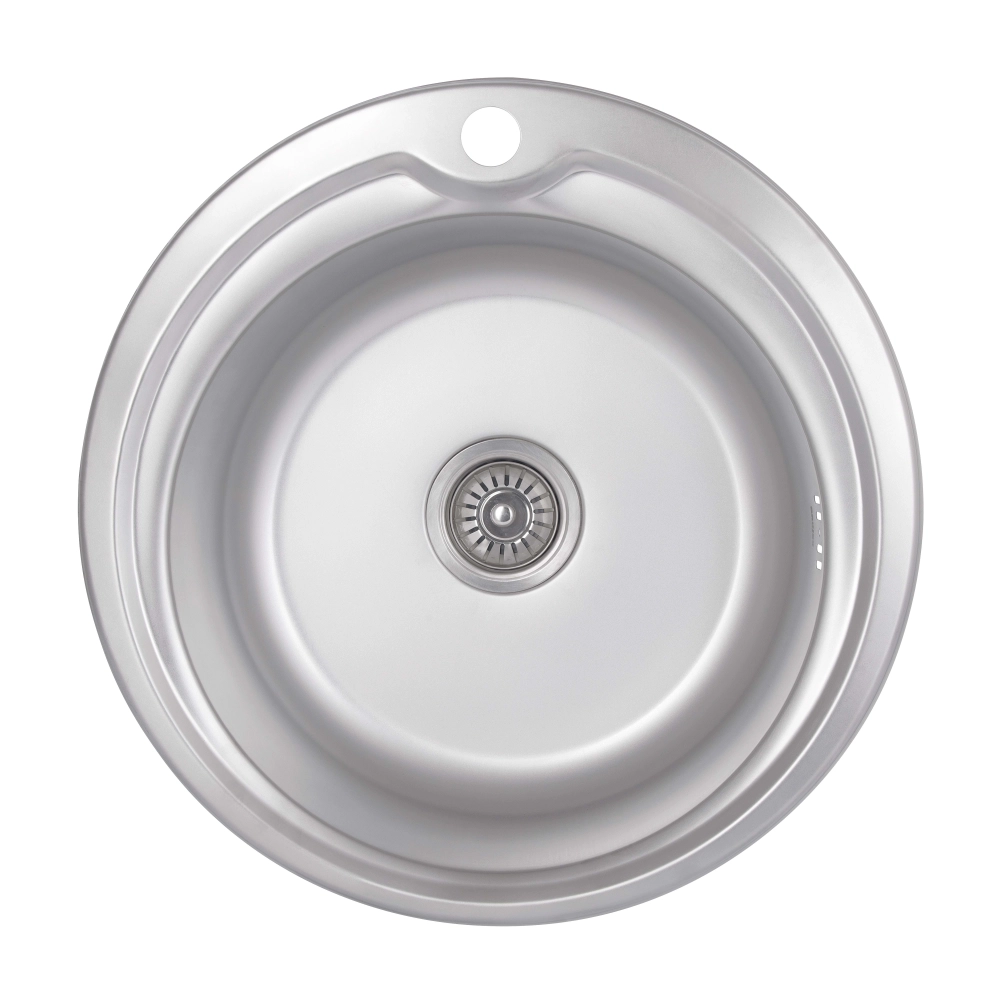 Мийка для кухні 510-D Satin (0.8 mm) Lidz/Brinex