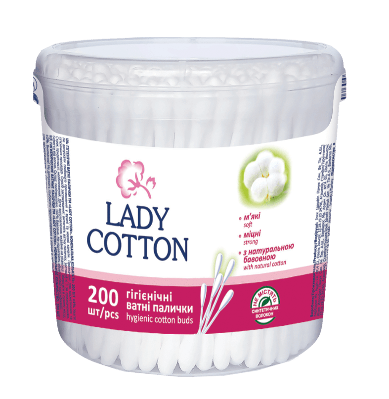 Ватні палички Lady Cotton, 100 шт