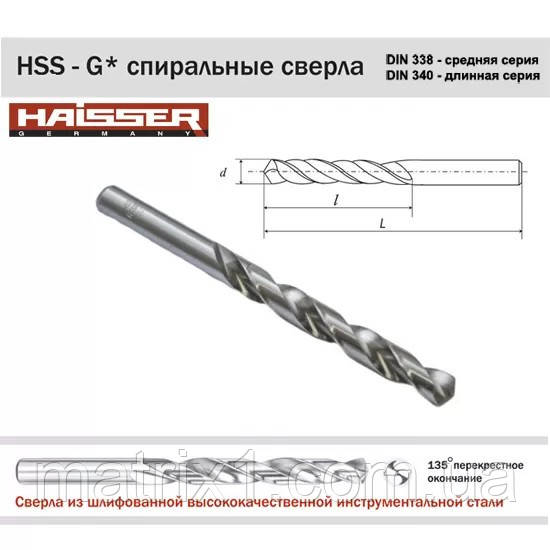 Сверло по металу 2,5*62*95 Haisser подовжені — фото 4