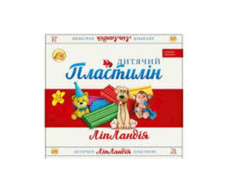 Пластилин 24 кол. 370гр Ліпландія/Пластіленд/Тетрада — фото 3