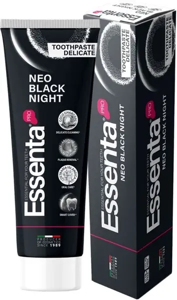 Essenta зубна паста Neo Black 75мл — фото 4