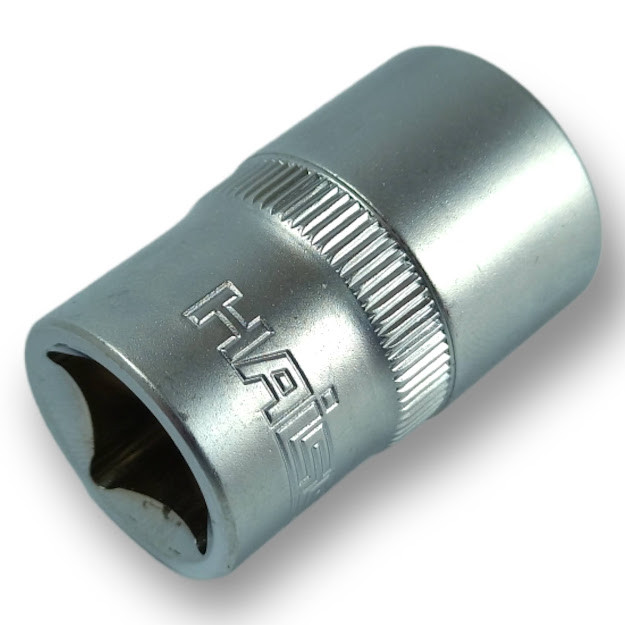 Головка торцева шестигранна 1/2" сатін 19мм*38мм ТМ HAISSER — фото 4