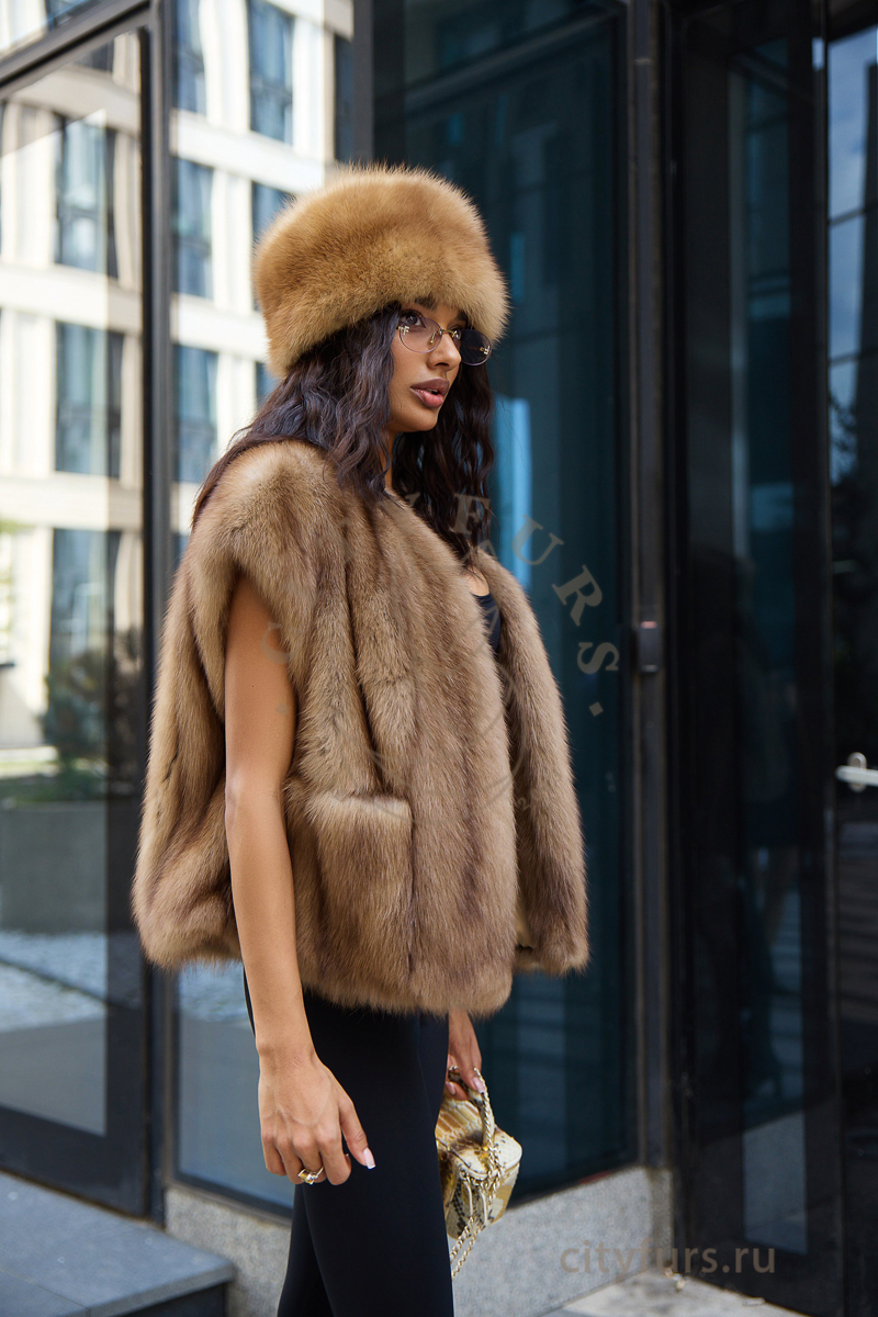 Жилетка мех
