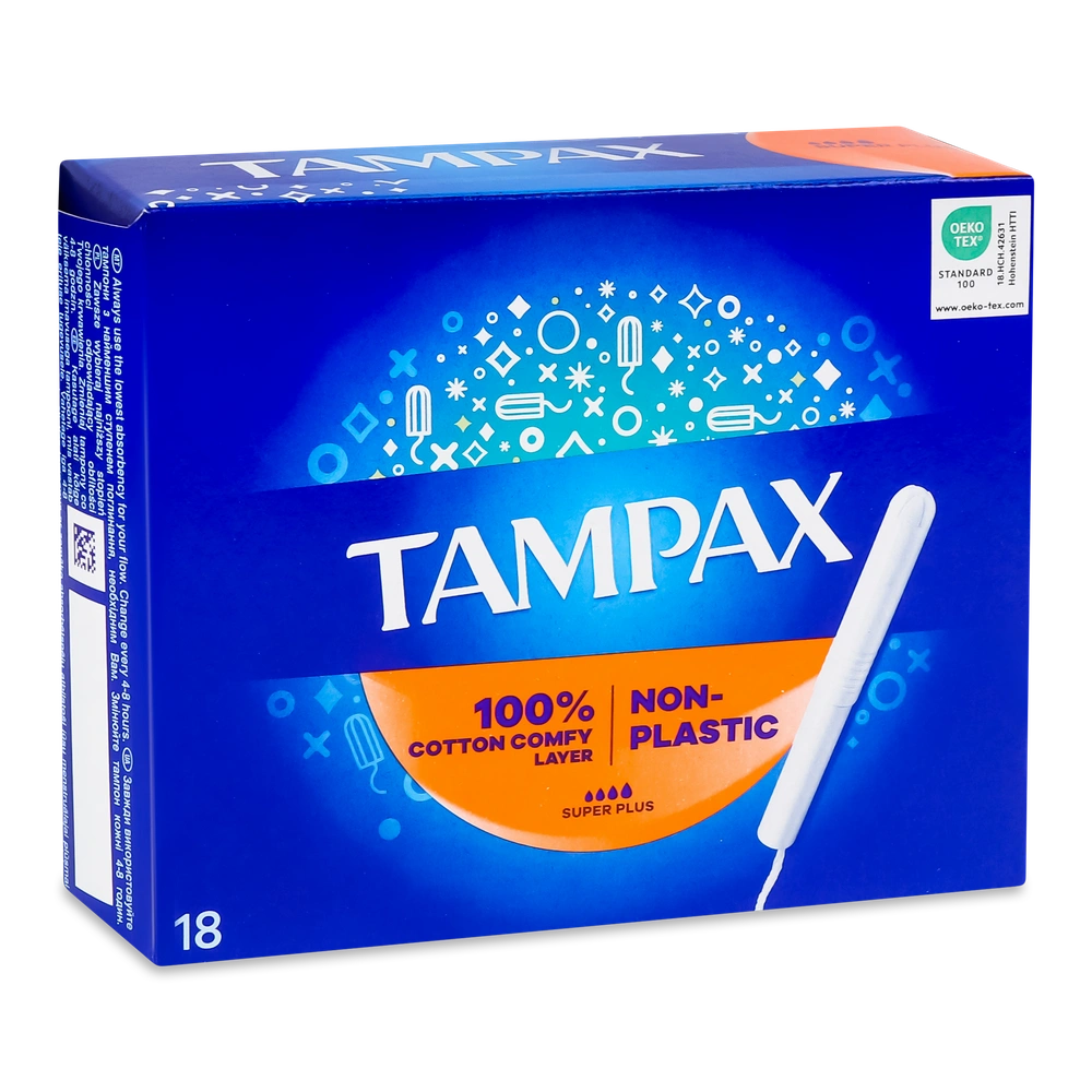 TAMPAX тампони Super Duo плюс 18шт