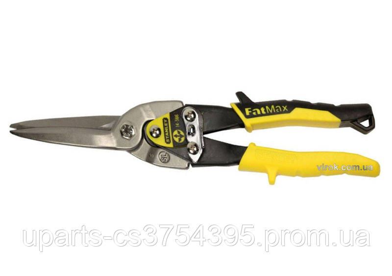 Ножиці по металу STANLEY "FatMax" L=300мм прямі,подовжені — фото 2