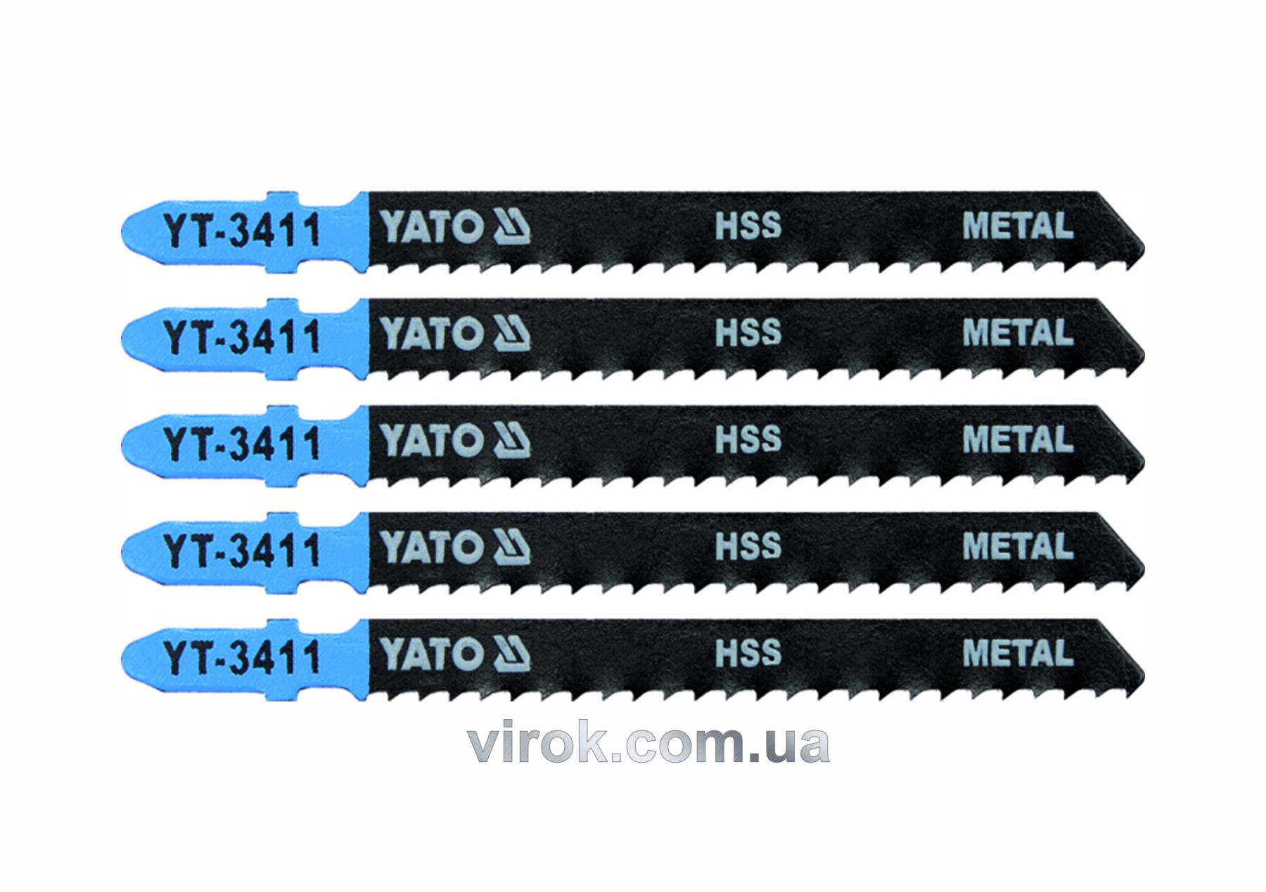 Полотно для лобзика Yato 8TPI метал(5шт) Поштучно