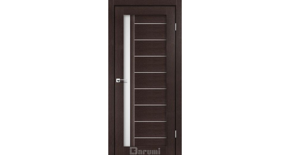 DARUMI Двері BORDO 700*2000, Венге панга, мал чорне скло