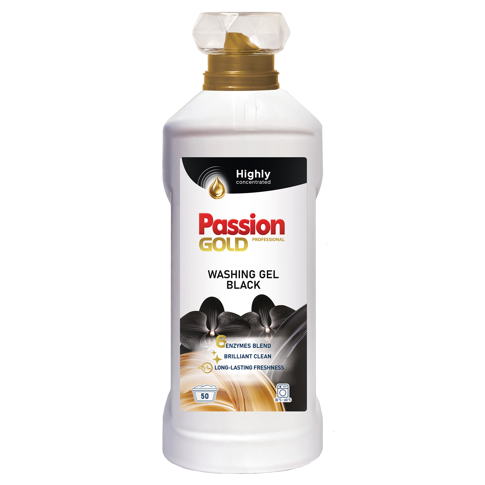 Passion Gold 2л Гель д/прання чорний