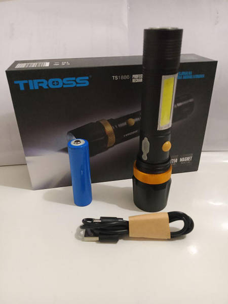 LED лампа настільна з кліпсою LEBRON L-TL-L-Clip-46, 5W, 4100K, Li-ion 1200mAh, біла, USB — фото 3
