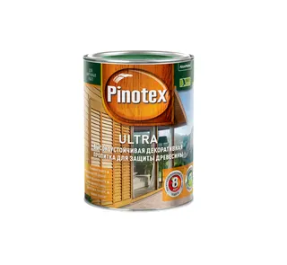 Фарба Pinotex Ultra червоне дерево 1 л