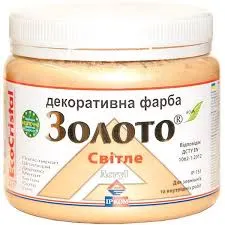 Фарба Ірком акрилова золото світле 100 гр