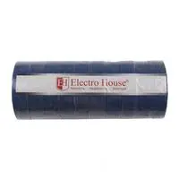 Ізолента Electro House 0,17mm*18mm* 50m синя/чорна